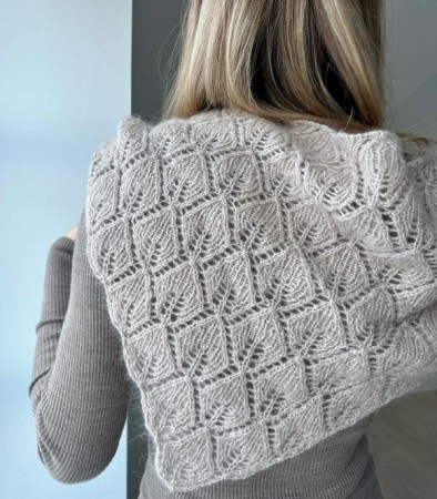 LeKnit Hoja Scarf Tynn silk mohair 