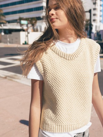 2504-1 Rose top Mandarin Petit natur 