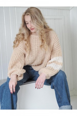 Comfy patent sweater strikkepakke KNITNORWAY