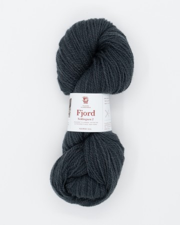 Fjord sokkegarn 2, antrasitt 554