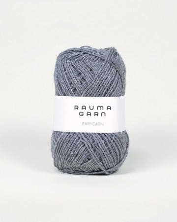 Babygarn 12 Mørk grå