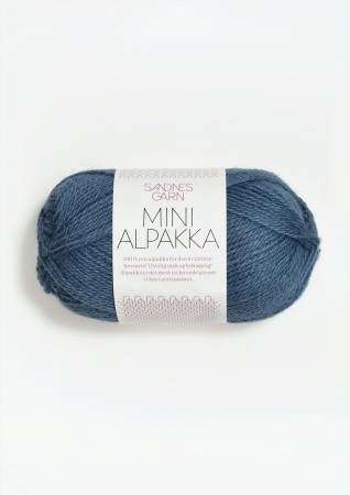 Mini Alpakka Jeansblå 6052