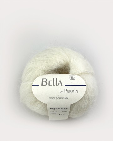 Bella Mohair Naturhvid 202