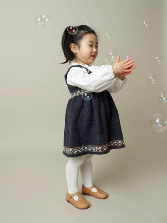 372-7 Rosekjole KOKS MELERT Strikkepakke Rauma