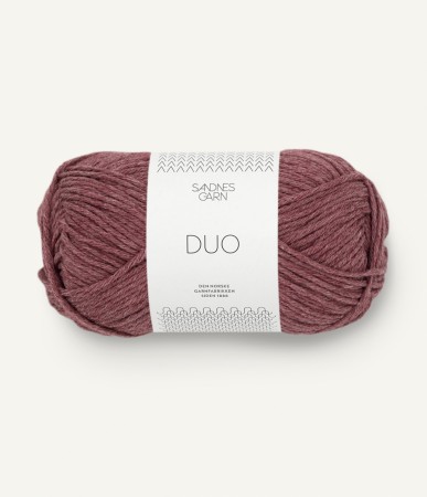 Sandnes Garn  DUO mørk pudderrosa 4344