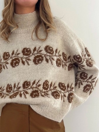 leKnit Rosie Sweater Tynn peer gynt og tynn silk mohair