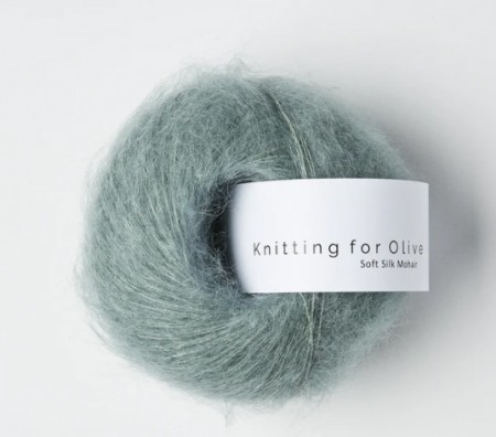 Knitting for Olive Soft Silk Mohair - Dusty aqua Støvet aqua