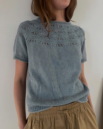 LeKnit Noomi Tee Ice blue 6531