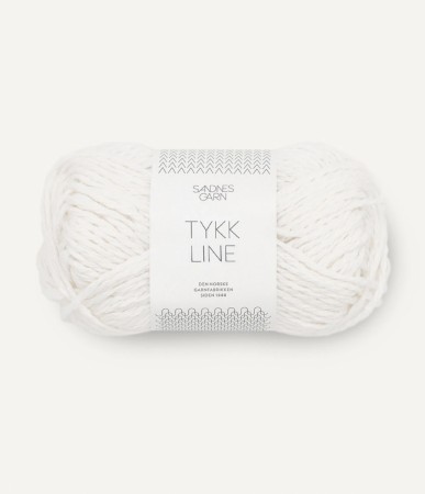  Tykk Line Hvit 1002