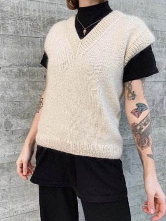 PetiteKnit Weekend Slipover Oppskrift papir