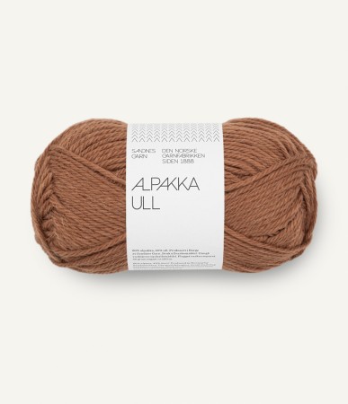 Alpakka Ull Pecan Brown 3052