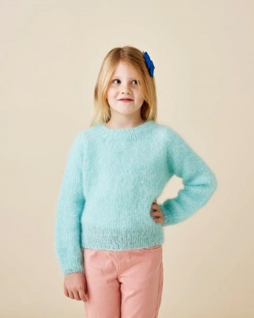 Raglanbluse barn Bella (oppskrift) 893286 papir