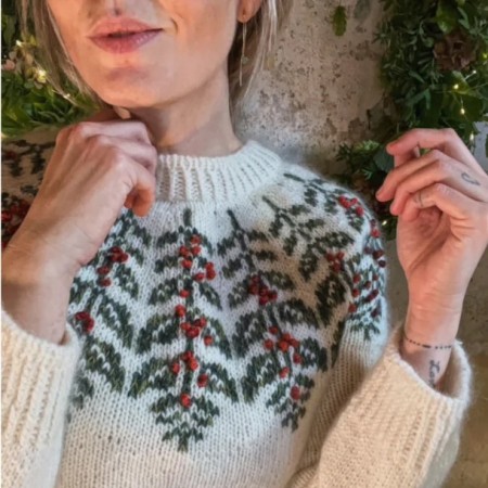 Kristtjørn Christmas Sweater (oppskrift) papir