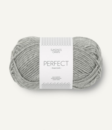 Sandnes Garn Perfect Gråmelert 1042