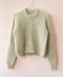 September Sweater Modifisert | Oppskrift Petite Knit