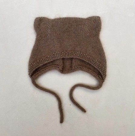 Lillebjørnlue (Oppskrift) papirformat Knitting for Olive