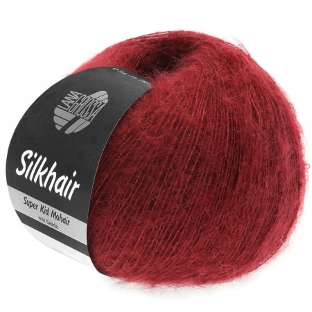 Lana Grossa Silky hair bordeaux 113