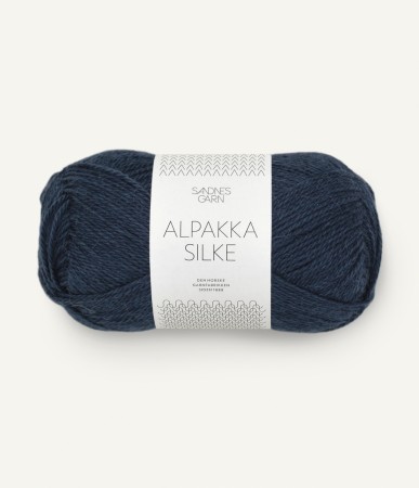 Sandnes Garn Alpakka Silke Dyp blå 6081