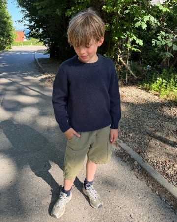 PetiteKnit Niels Sweater junior (oppskrift) papir