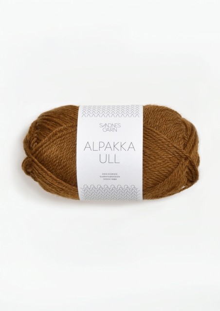 Alpakka Ull Gyllenbrun 2564