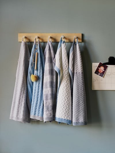 Kjøkkenhåndklær - strikket i Pandora