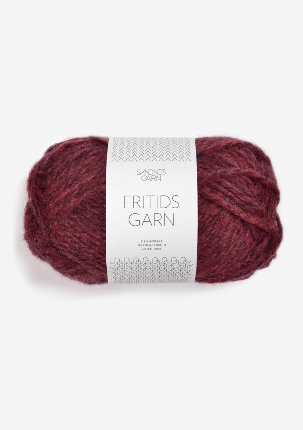 FRITIDSGARN MØRTK RØDMELERT 4363